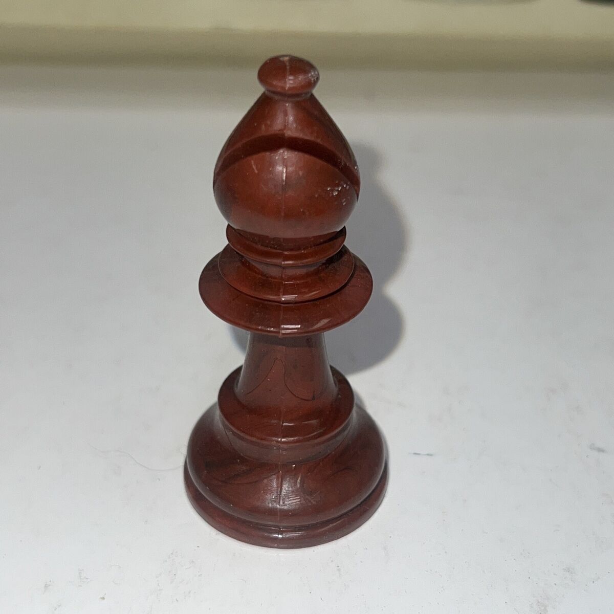 VTG Chessmaster Choice Of Champions Wooden Natural Burgundy Complete No  Board