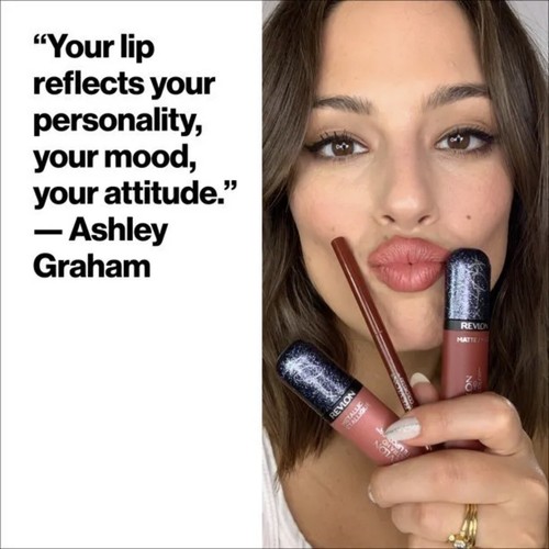Revlon Ultra HD color labial mate Ashley Graham #003 Ride or Die - Imagen 3 de 3