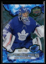 2021-22 Upper Deck Ice Green #166 Veini Vehvilainen RC 407/799