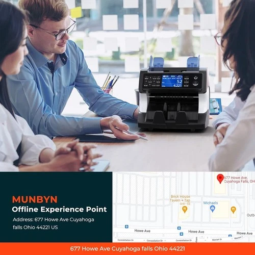 MUNBYN IMC01 Money Counter Machine Mixed Denomination 2CIS UV IR MG MT image 6