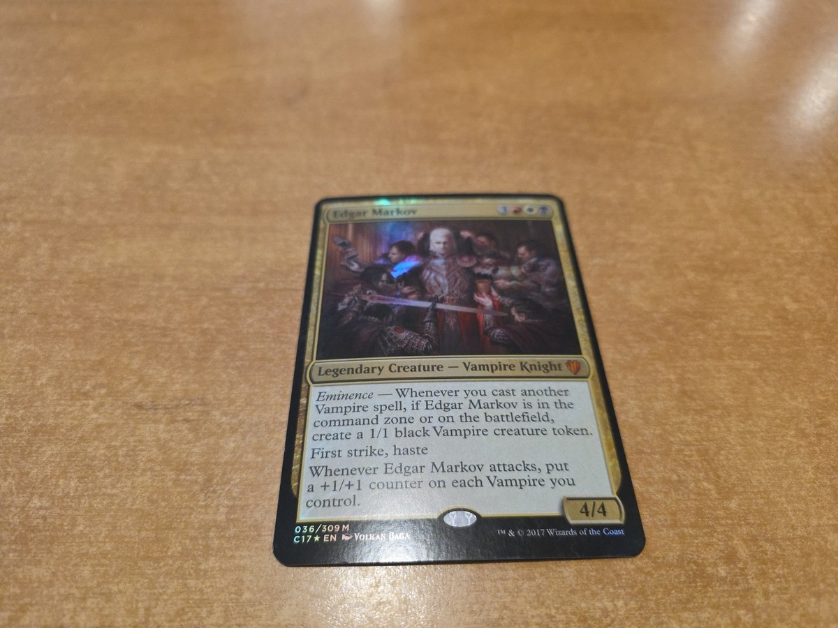Edgar Markov (Commander 2017) Oversize Cards Foil for sale