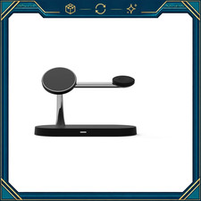 3-in-1 Wireless Charger Stand, Magnetic Fast Charging Station for iPhone, Apple