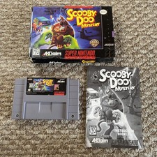 Scooby-Doo Mystery Super Nintendo Entertainment System SNES CIB Complete