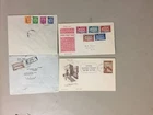 Four '40 Israel covers.1X registered,1X fdc w/five st & picture,1X fdc w/slogan