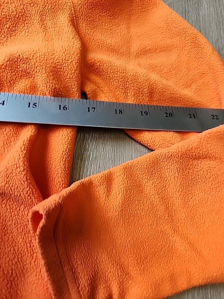 Chaqueta pulóver de lana naranja con cremallera Layer8 1/4 grande para mujer Foto 2 de 4