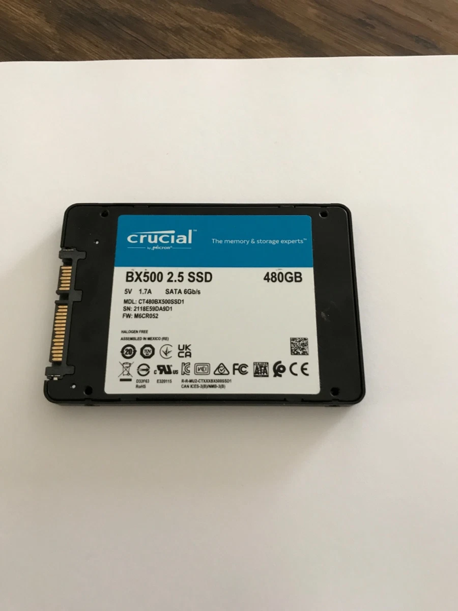 SSD 2,5 crucial bx500 480 GB