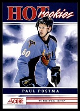 2011-12 Score Hot Rookies Paul Postma Rookie Atlanta Thrashers #501