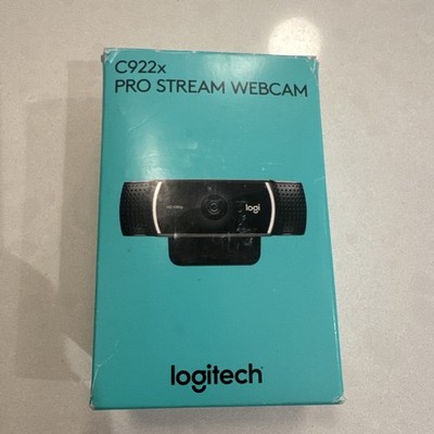 New Logitech C922x Pro Stream Webcam   Full 1080p HD Camera, Black