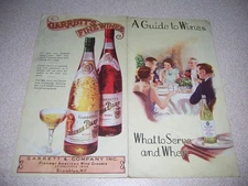 1910s GARRETT & COMPANY, BROOKLYN, NY. GUIDE to FINE WINES BOOKLET