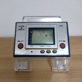 Nintendo Game and Watch Silver Fire RC-04 Handheld System 1980 Retro Vintage