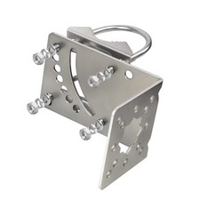 Antenna Mast Clamp, Mount Bracket with Double U-Bolts, Starlink Mount 1