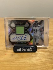 2022 Panini Select Signature Memorabilia Silver Prizm /199 Kam Chancellor Auto