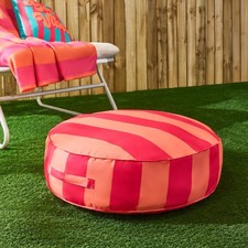 OHS Large Outdoor Cushion Round Decor Garden Water Resistant Filled