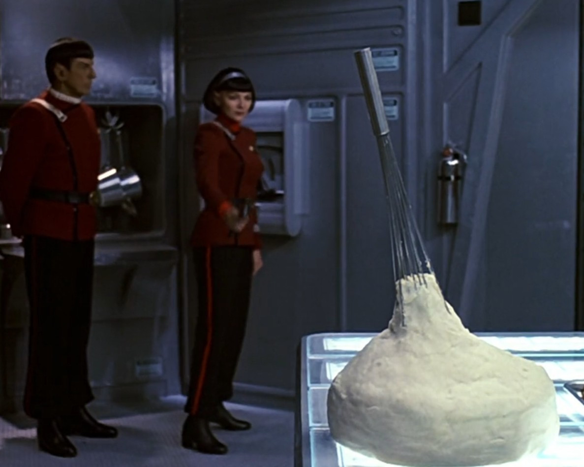 Star Trek VI Enterprise Table and Mashed Potatoes (Valeris figure NOT Included)