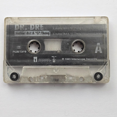 Dr Dre Nuthin But a G Thang Cassette Single 1993 Interscope Snoop Dogg Cassingle