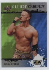 2022 Upper Deck Allure AEW Color Flow Green Blue 12/299 Ricky Starks #R-36 po0