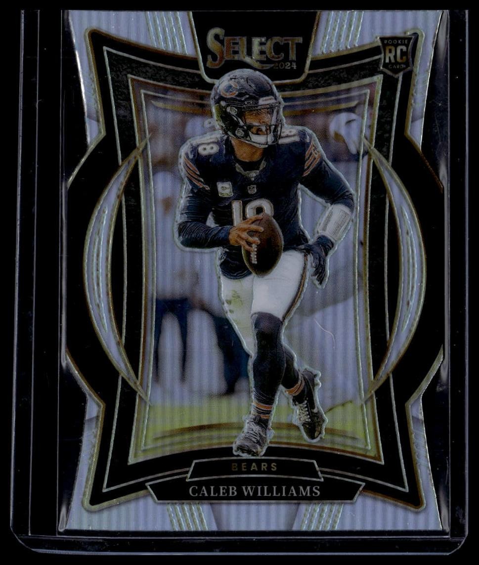2024 Panini Select #25 Caleb Williams Silver Prizm Die Cut