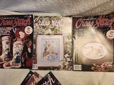 For The Love Of Cross Stitch Magazine 1993 Lot Of 6 Vtg