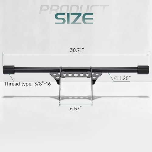 Sportster Highway Peg Crash Bar 1.25" Fat Engine Guard Compatible with Black - Picture 8 of 8