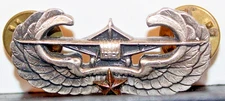 US Army Glider Oxidized Metal Badge Insignia Pin with Combat Jump Star