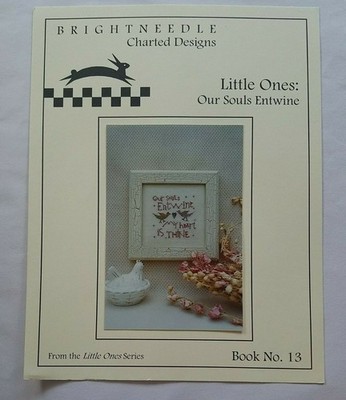 Brightneedle Little Ones: Our Souls Entwine Cross Stitch Chart Pattern