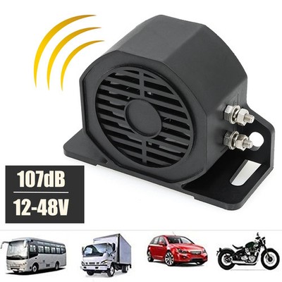 12-48V 110dB Car Decibel Backup Reversing Horn Siren Beeper Buzzer Sound Speaker