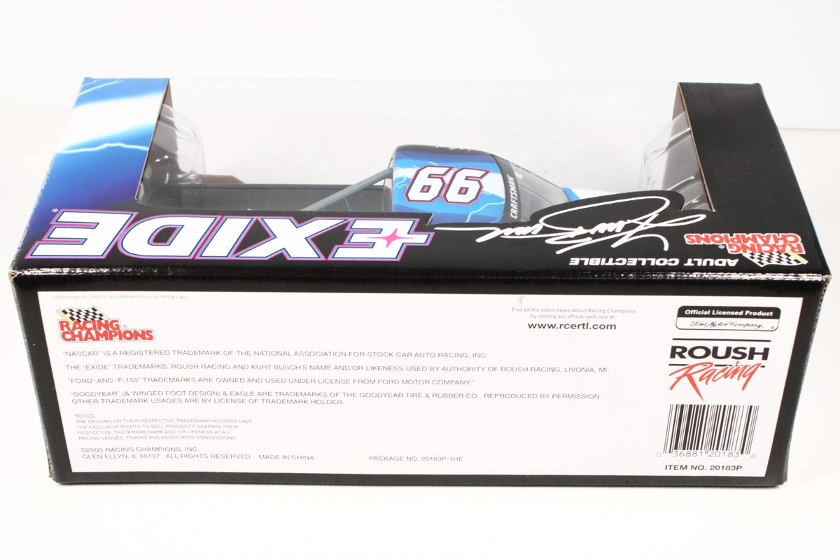 KURT BUSCH 2000 PROMO #99 EXIDE BATTERIES FORD F-150 RACE TRUCK
