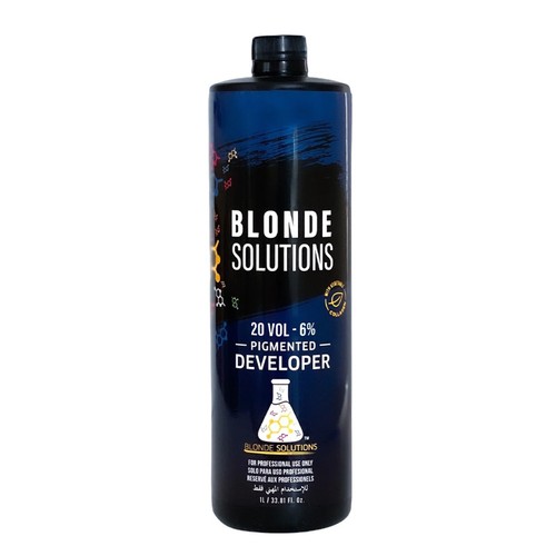Ossigeno per capelli BLONDE SOLUTIONS Pigmented Developer 20 Vol -6% 1000ml - Foto 1 di 1