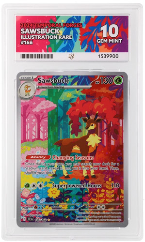 ACE 10 Sawsbuck 166/162 Temporal Forces Gem Mint Pokemon