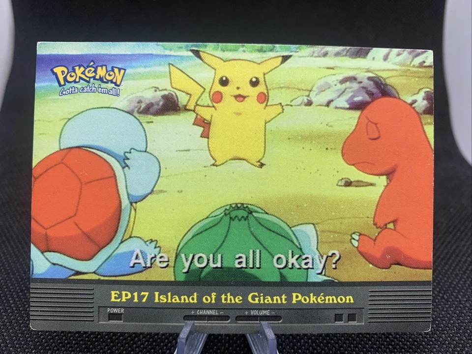 Topps Pokemon EP17 Island of the Giant Pokemon TV Animation Edition 1 Serie 1999
