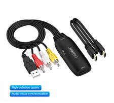 Adattatore Da RCA a HDMI, Da AV a HDMI, Convertitore Audio Video 1080P Con Cavi