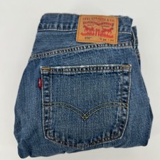 Levi Strauss 559 Relaxed Straight Mens Jeans Blue Medium Wash W34 L34 Denim