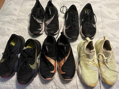 5 Pairs Of Nike Air Zoom Super Rep Cross Training Sneakers Size 9 9.5