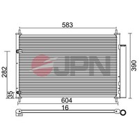 Kondensator Klimaanlage JPN 60C9134-JPN FüR Toyota Avensis Auris Corolla Verso