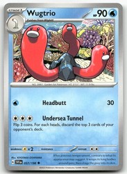 Wugtrio 057/198 Scarlet & Violet Base Set Uncommon