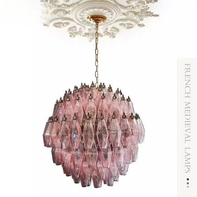 French Chandelier Luxury Crystal Pendant Light Living Room Lamp Ceiling Light
