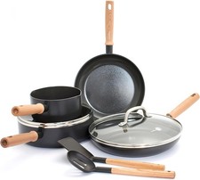 GreenPan Hudson Healthy Ceramic Nonstick, 8 Piece Cookware Pots and Pans Set