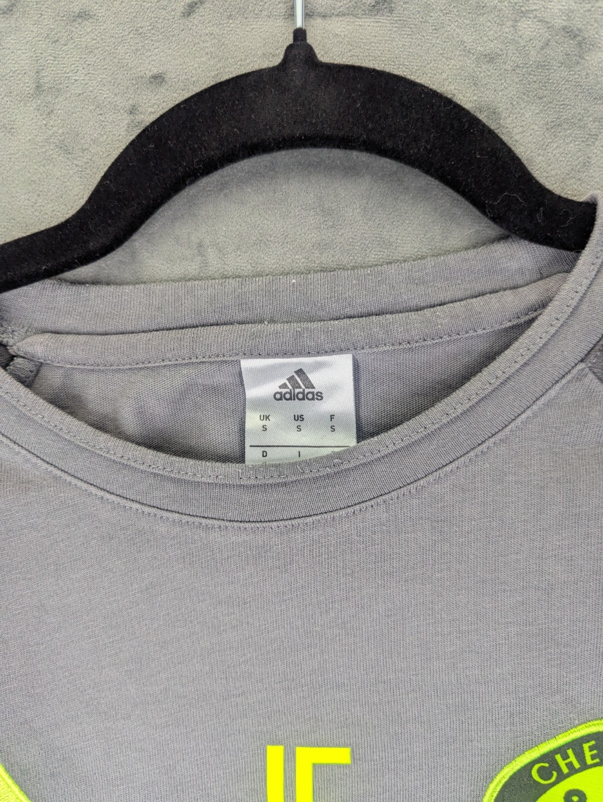 Adidas Chelsea FC T Shirt 2016/2017 Short Sleeve Cotton Mix Carabao image 5