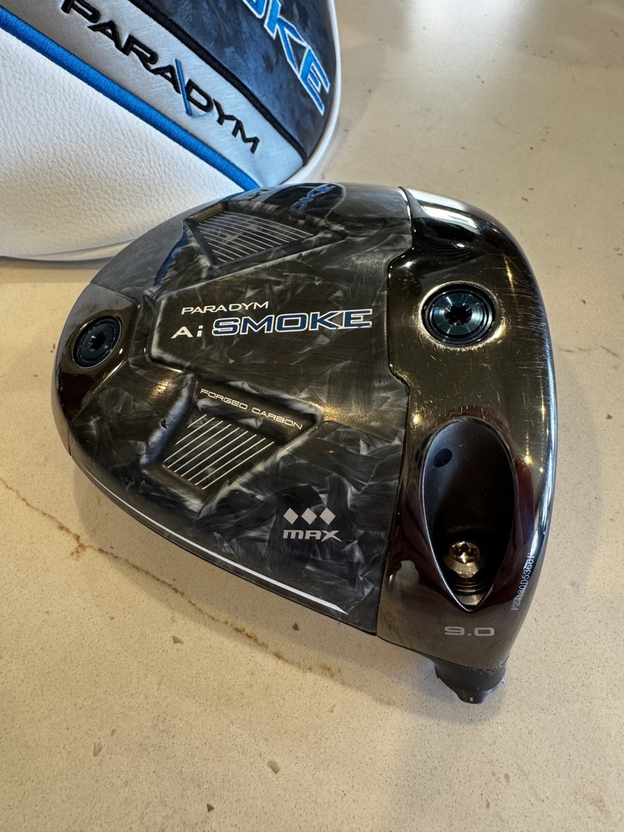 Callaway Paradym Ai Smoke Triple Diamond Max 9* RH Driver HEAD Callaway Paradym Ai Smoke Triple Diamond Max 9* RH Driver HEAD