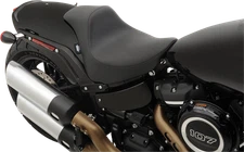 Drag Specialties 0802-1127 EZ-On Solo Seats Black Smooth Solar Leather