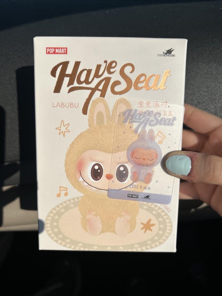 【karin】Have A Seat labubu zizi hehe HEHE AUTHENTIC 2024 Pop Mart LABUBU HAVE A SEAT Original