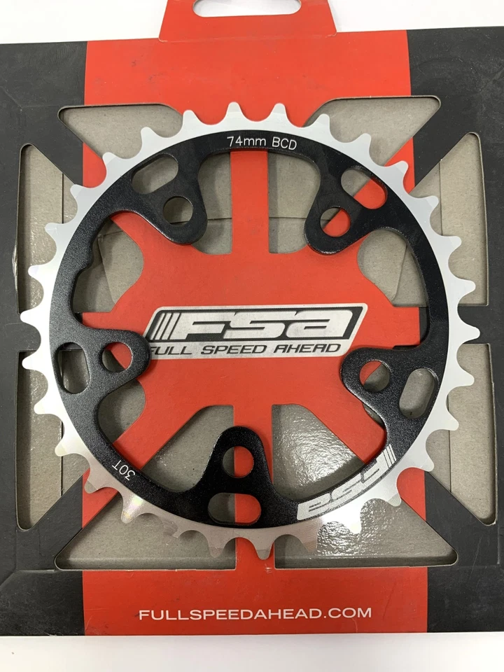 FSA Pro Road 30T x 74mm BCD Chainring - New - Image 2 of 4