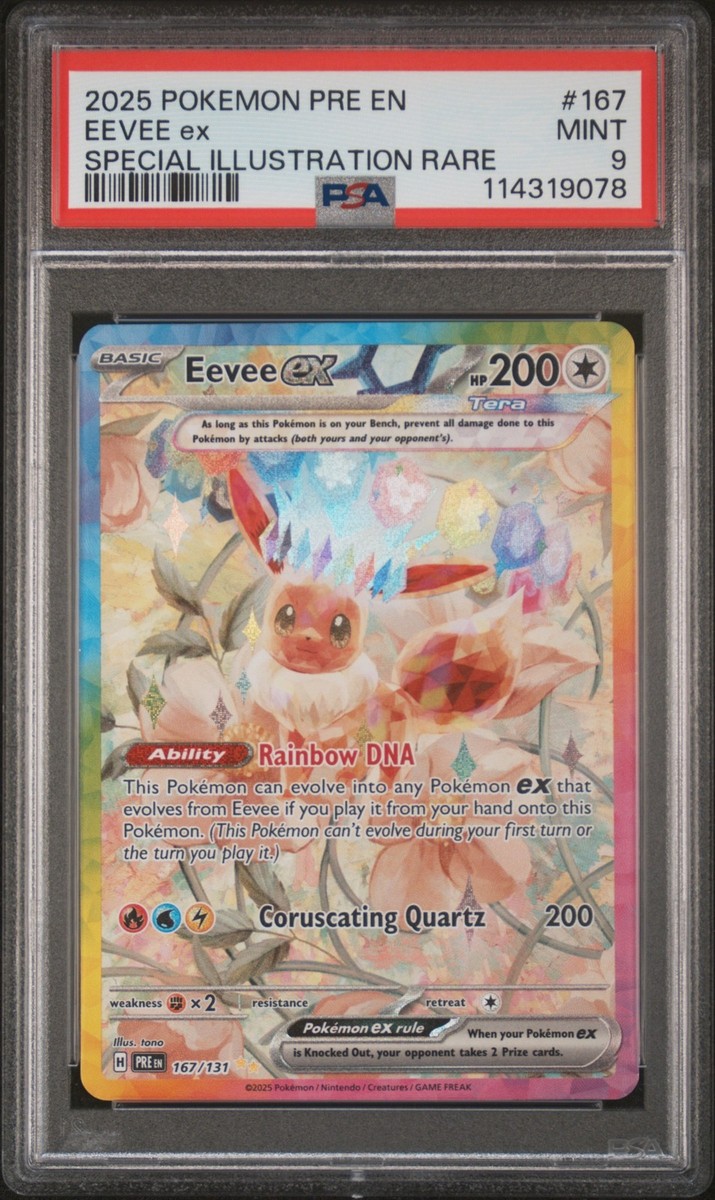 ポケモンカードゲーム Pokemon TCG - Eevee ex 167/131 Sv Eevee ex 167/131 Sv: Prismatic Evolutions Holo | eBay