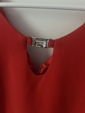 Sinequanone Damen Etuikleid rot Gr. 42 ärmel...