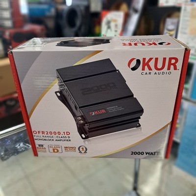 OKUR OFR2000.1D 2000 WATTS CAR AUDIO AMPLIFIER NEW FREE SHIPPING