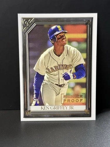 Ken Griffey Jr Printer Proof - 2021 Topps Gallery Baseball - Seattle Mariners