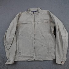 Vintage Arcteryx Crosswire Jacket Mens Medium Green Canvas Field Military