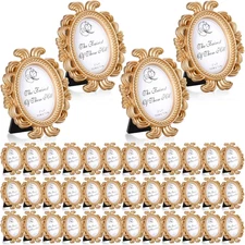 Small Vintage Picture Frames Antique Baroque Mini Picture Frames Oval Bulk Walle