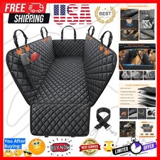 Dog Car Seat Cover for Back Seat, Waterproof Hammock for Car  SUV  600D Oxf...