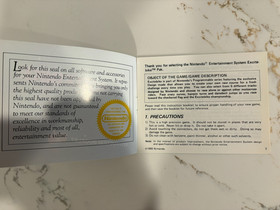 Excitebike - Nintendo NES CIB - Unbroken Sticker Seal Gloss Hangtab